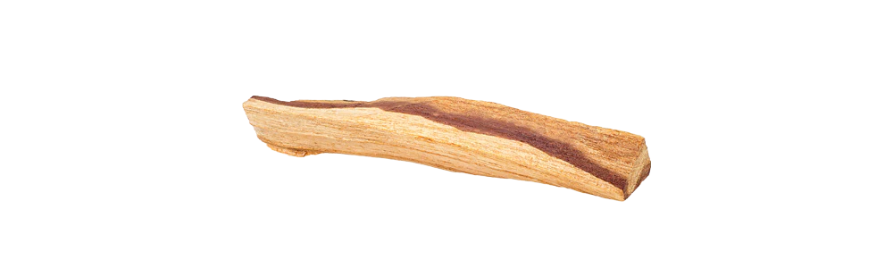 natürlicher Sandelholzstab auf weißem Hintergrund, Schweizer Aromatherapie, Bio ätherische Öle, zertifizierte Naturkosmetik, Galerie Position 1